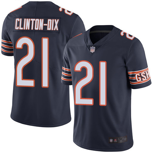 Chicago Bears Limited Navy Blue Men Ha Ha Clinton-Dix Home Jersey NFL Football #21 Vapor Untouchable->nfl t-shirts->Sports Accessory